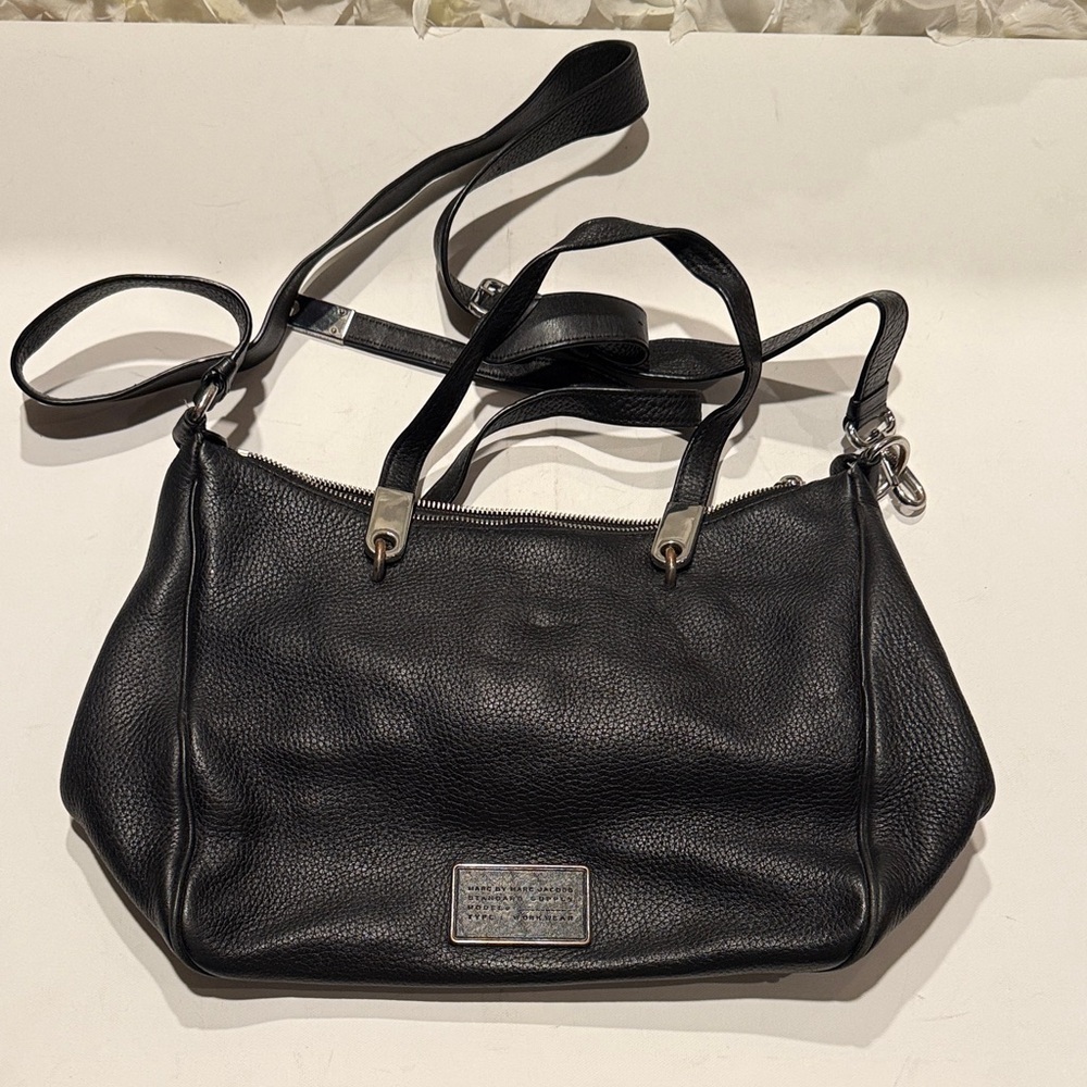 Marc Jacobs Black Leather Shoulder Bag